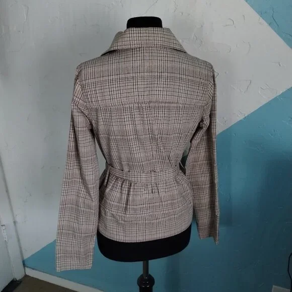 Paris Blues Plaid Coat - Picture 8 of 10